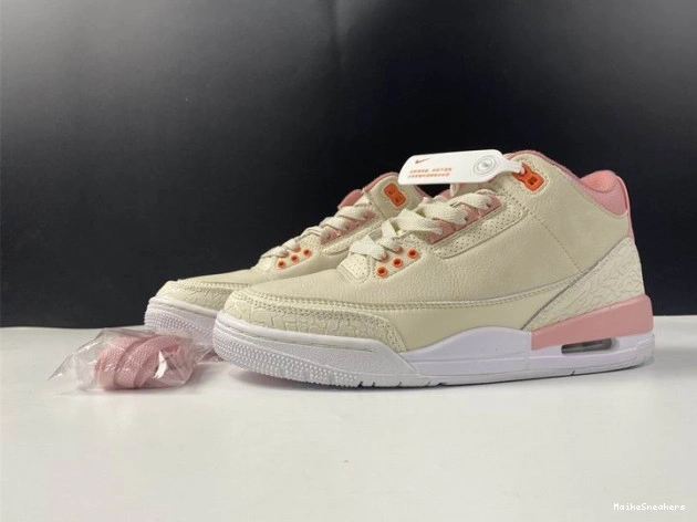 MaikeSneakers Retro Jordan Rust (W) Sail Pink 3 Air CK9246-116 0731